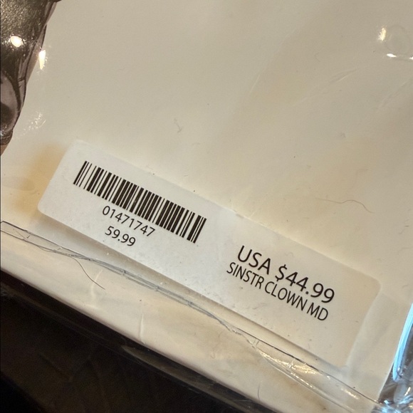 Girls Spirit Sinister Clown Costume Size Medium 8-10 - Picture 11 of 11